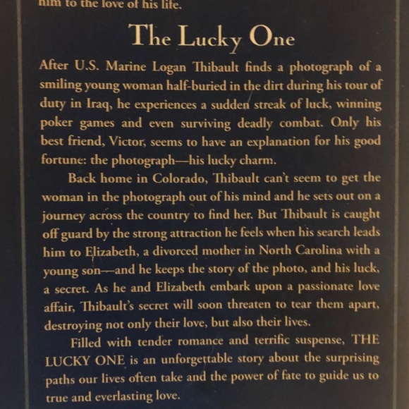 Lot of 4 romance novels, including Nicholas Sparks - Picture 4 of 6